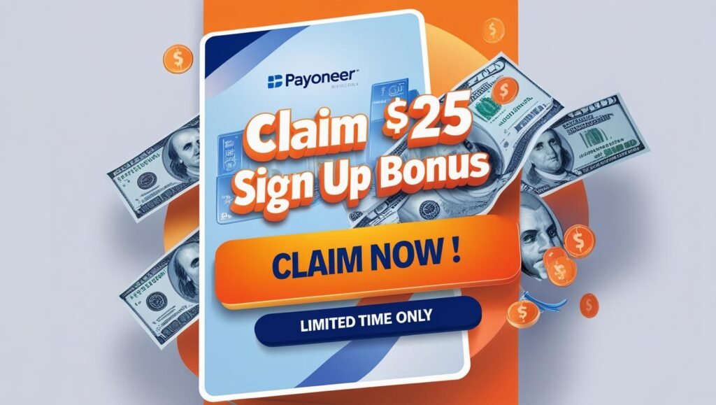Payoneer Sign up bonus