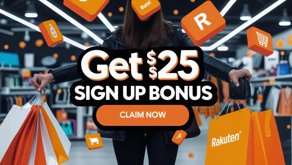 Rakuten 25 Sign up bonus
