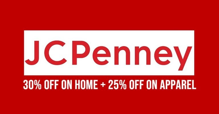 JCPenney coupon code for new and existing users in 2024.