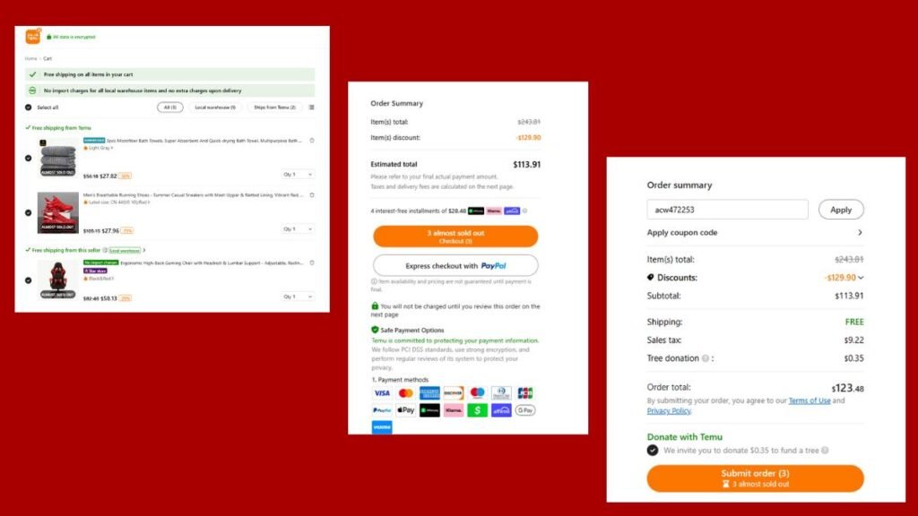 Redeem Temu Coupon Code