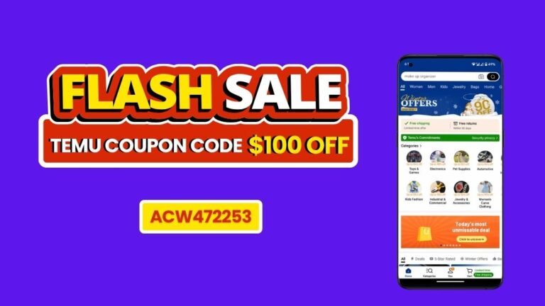 Temu Coupon Code $100 off